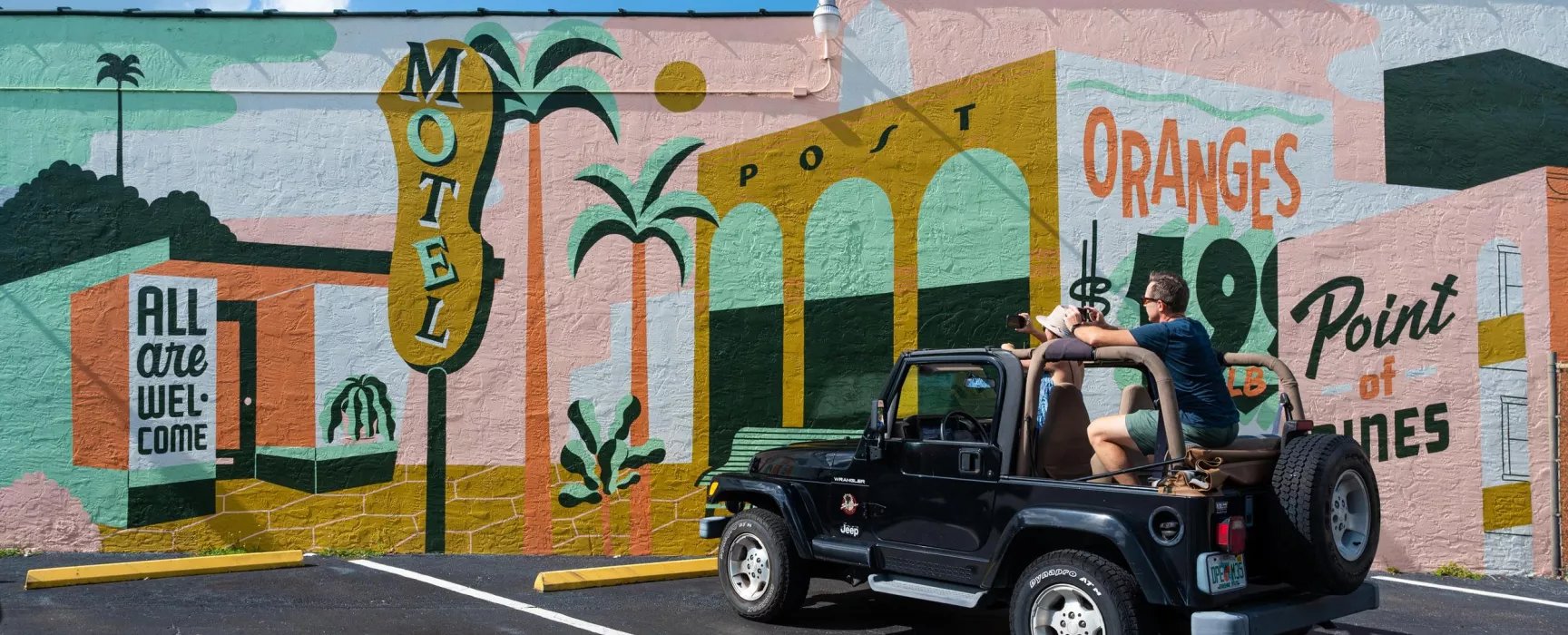 Point of Pines mural by J&S Signs
