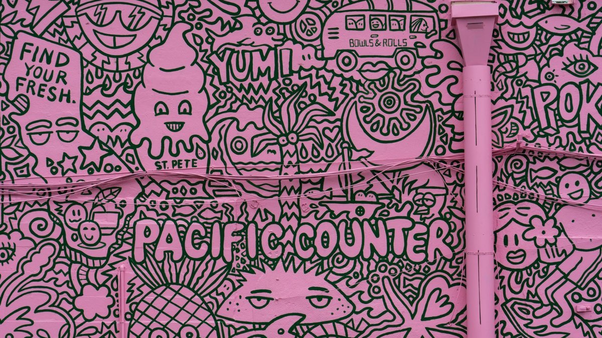 Pacific Counter mural by Chad Mize