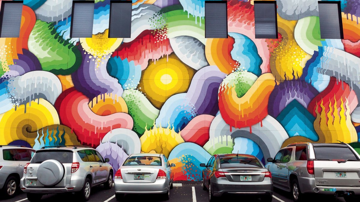 Eye of the Storm mural by Ricky Watts