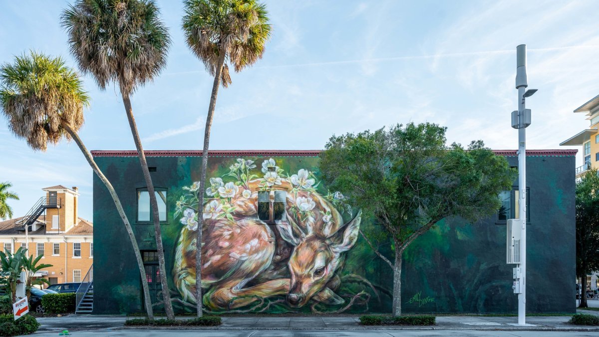 Untitled mural by Emily Ding