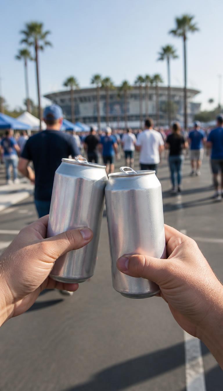 One more cold one before we walk in #CheersToTheRowdies #DTSP